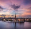 Sunset in Stockholm, Sweden